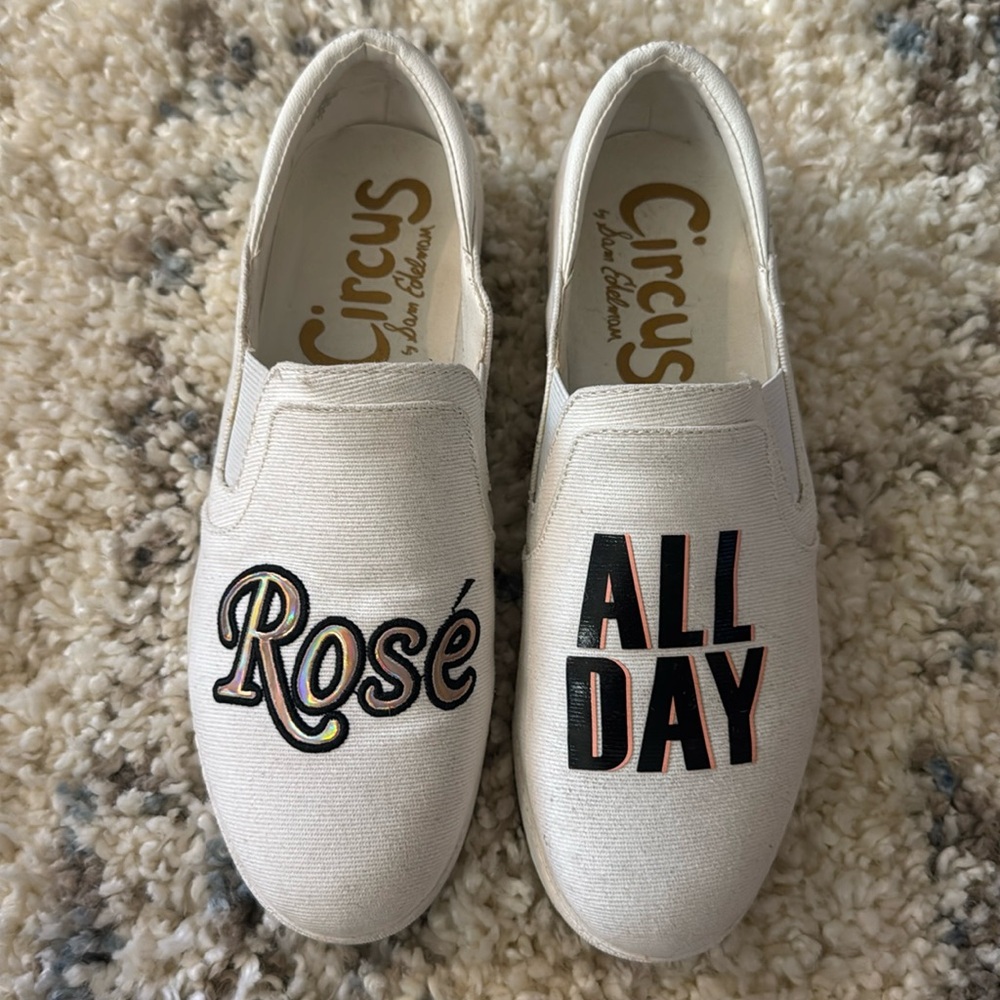 Circus by Sam Edelman White Slip-On Shoes, NEVER WORN